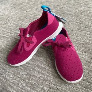 NWT Native kid AP MOC perforated shoes,Malibu pink